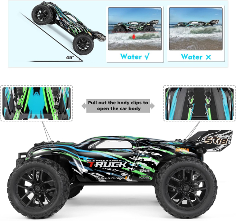Mașină cu telecomandă HAIBOXING Stadium Truck 1:18, 4WD, 36+ km/h, Waterproof, Hobby Grade [11]