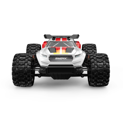 Mașină cu telecomandă MJX Hyper Go 18208 Monster Truck, scara 1/18, 4WD, 30 km/h, 2 caroserii, 2 acumulatori LiPo 2S, RTR [6]