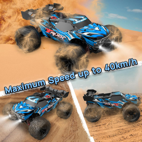 Mașină cu telecomandă off-road Monster Truck 4x4, scara 1:16, 40 km/h [8]