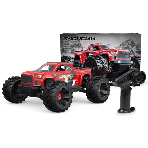 Piese și Accesorii RC - Mașină cu telecomandă UDI R/C Monster Truck Pro Brushless UD1610PRO, scara 1/16, 4WD, 65 km/h, Rosie