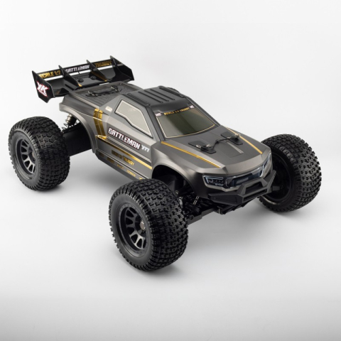 Mașină cu telecomandă Yikong YT7 Pro BATTLEMAN Truggy Brushless, scara 1/7, 4WD, Gri mat, fără acumulatori și încărcător [1]