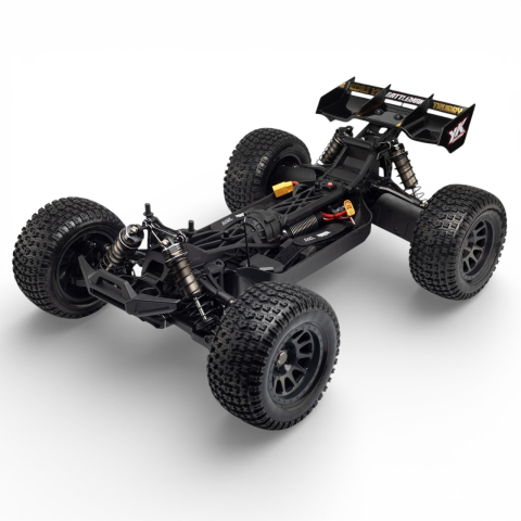 Mașină cu telecomandă Yikong YT7 Pro BATTLEMAN Truggy Brushless, scara 1/7, 4WD, Gri mat, fără acumulatori și încărcător [3]