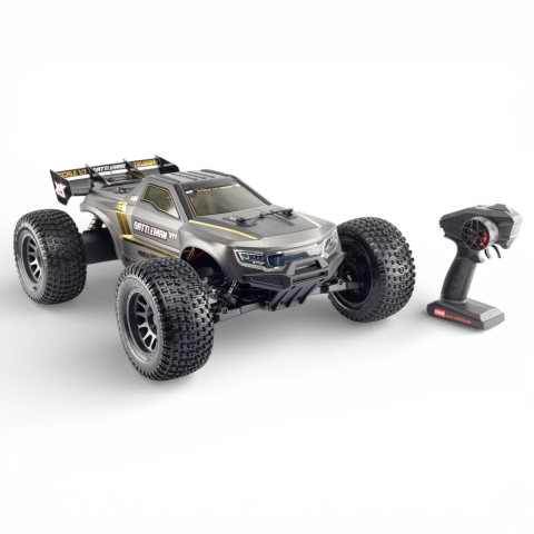 Piese și Accesorii RC - Mașină cu telecomandă Yikong YT7 Pro BATTLEMAN Truggy Brushless, scara 1/7, 4WD, Gri mat, fără acumulatori și încărcător