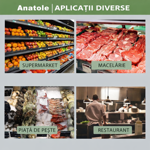 Masina de ambalat cu folie alimentară Anatole, 450 mm [5]