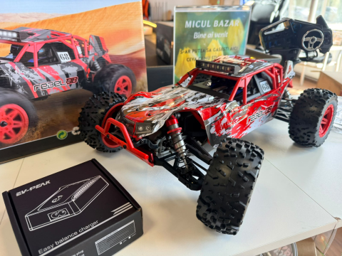 Mașină RC cu telecomandă FS Racing Rebel, scara 1:10, 4x4, 45-50km/h (2S), 70 km/h (3S) [2]