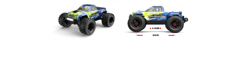 Mașină RC cu telecomandă MJX Hyper Go 14208, scara 1:14, 4x4, 45 km/h [12]