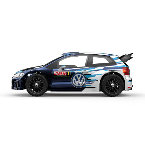 Mașină RC cu telecomandă MJX Hyper GO Volkswagen Polo R WRC Rally/Drift, scara 1:14, 4x4, motor fără perii, 43 km/h (2S) [6]