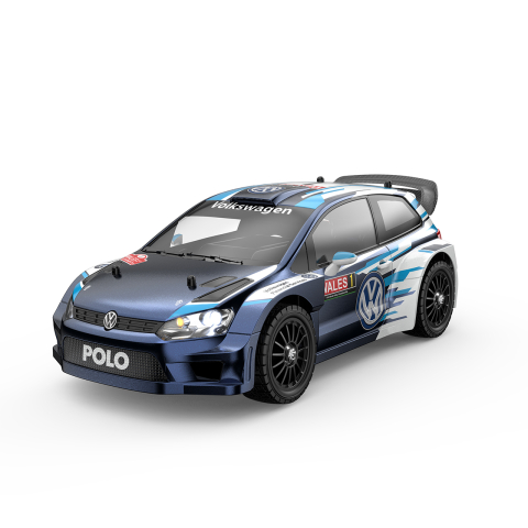 Piese și Accesorii RC - Mașină RC cu telecomandă MJX Hyper GO Volkswagen Polo R WRC Rally/Drift, scara 1:14, 4x4, motor fără perii, 43 km/h (2S)