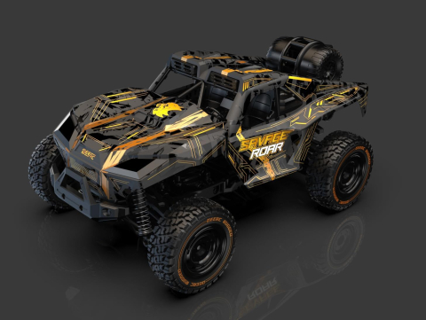 Mașină RC DEERC 9005E Desert Truck 1:14, 4WD Off-Road, 40 km/h, faruri LED, 2 baterii [5]