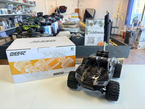 Mașină RC DEERC 9005E Desert Truck 1:14, 4WD Off-Road, 40 km/h, faruri LED, 2 baterii [1]