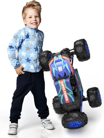 Mașină RC DEERC DE60 Giant Crawler, scară 1:8, 4WD, carcasă aliaj, 2 baterii, 80 min [8]