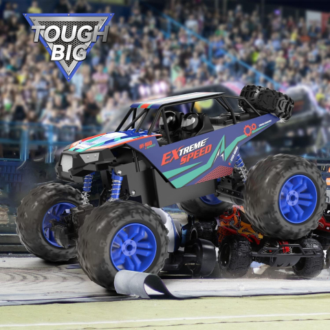 Copii & Jucării - Mașină RC DEERC DE60 Giant Crawler, scară 1:8, 4WD, carcasă aliaj, 2 baterii, 80 min