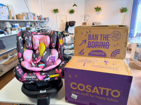 Scaun auto rotativ Cosatto All in All Rotate Group 0+/1/2/3, 0-36 kg, Unicorn Land, ISOFIX [1]