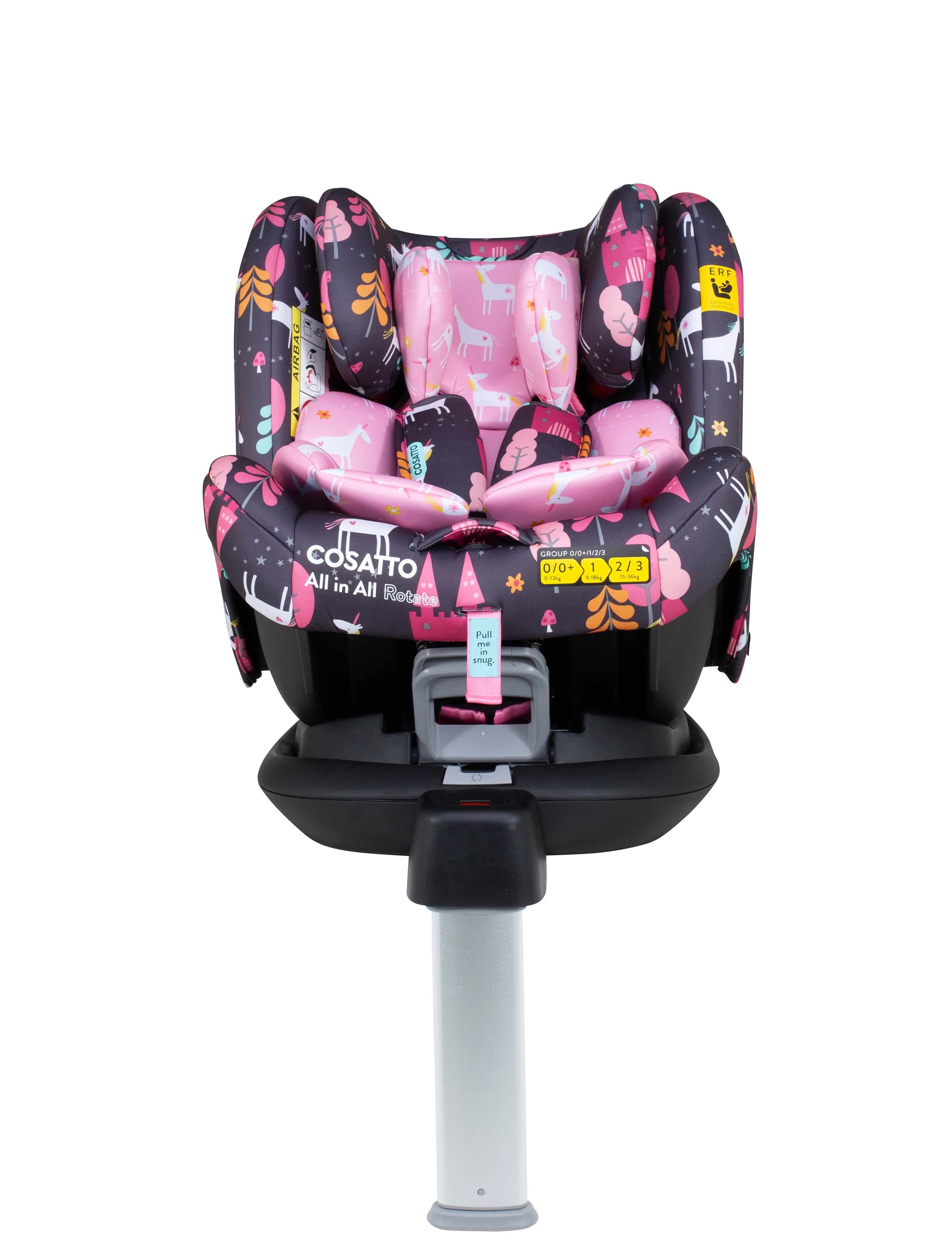 Scaun auto rotativ Cosatto All in All Rotate Group 0+/1/2/3, 0-36 kg, Unicorn Land, ISOFIX [2]
