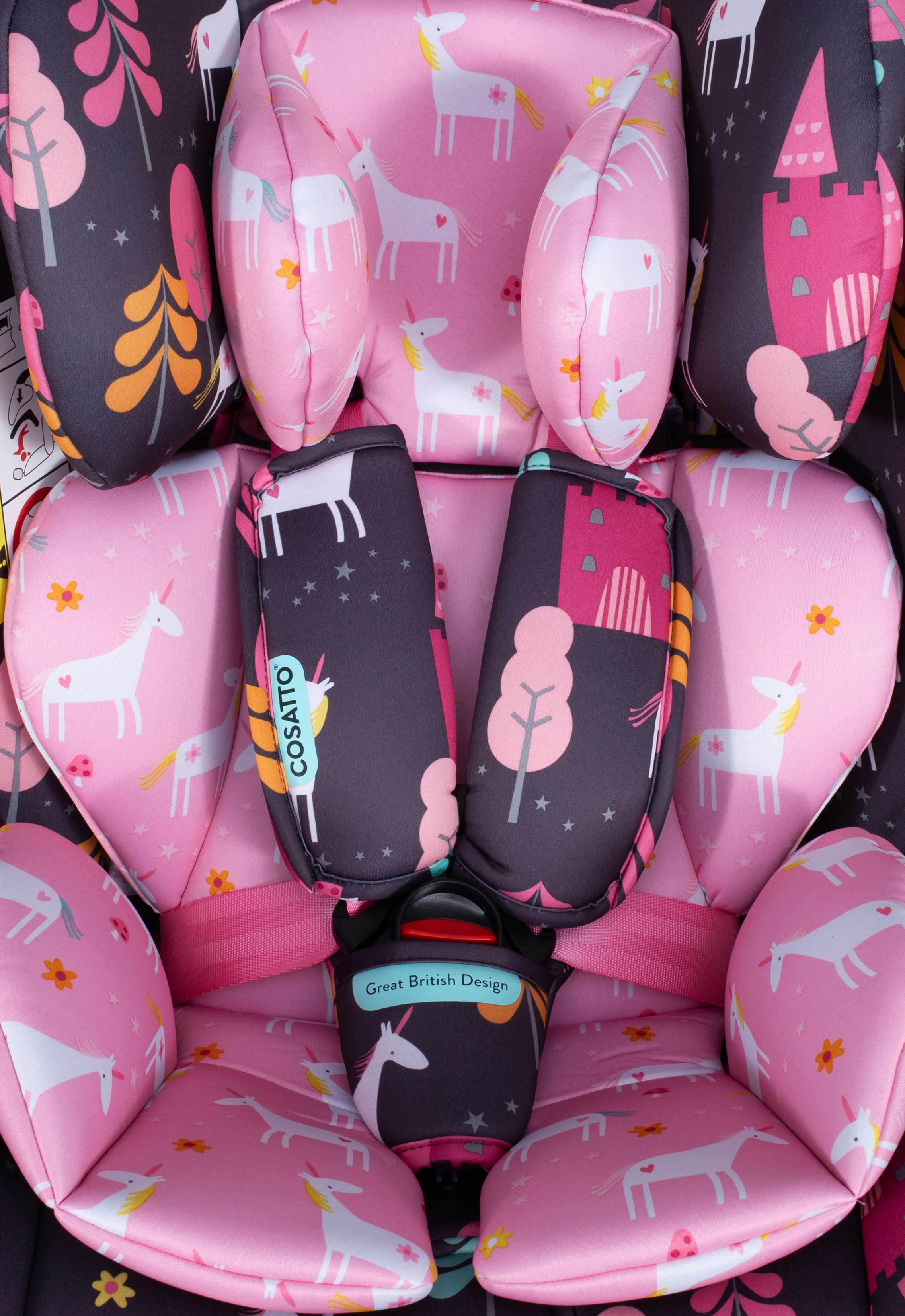Scaun auto rotativ Cosatto All in All Rotate Group 0+/1/2/3, 0-36 kg, Unicorn Land, ISOFIX [3]