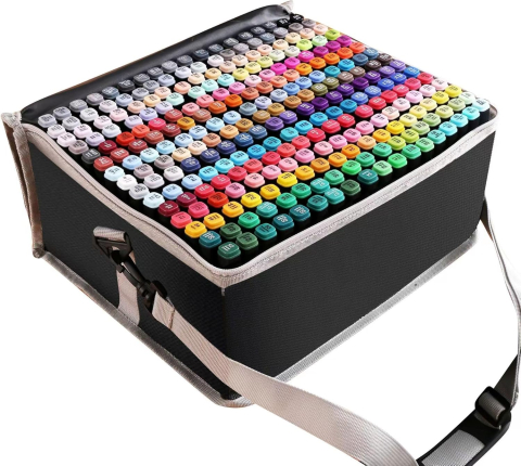 Markere, creioane și rechizite de scris - Set Markere cu varf dublu 262 culori