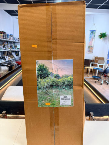 Bricolaj & Grădină - Suport metalic pentru hrănitor păsări, exterior, cu brațe duble