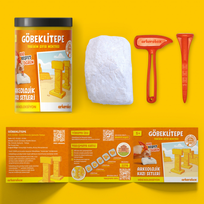 Arkerobox - Mini set arheologic educational si puzzle 3D, Gobekli Tepe [2]
