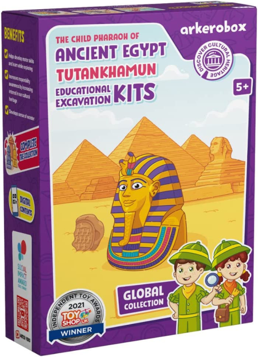 Arkerobox - Set arheologic educational si puzzle 3D, Egiptul Antic, Tutankhamon [7]