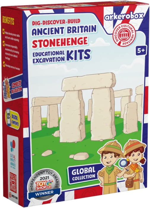Arkerobox - Set arheologic educational si puzzle 3D, Marea Britanie antica, Stonehenge [5]