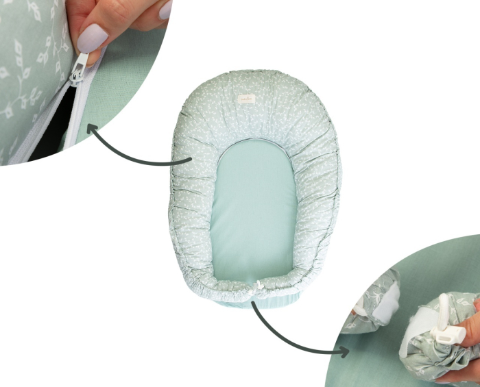 BabyNest 5 in 1 BabyJem, verde [4]