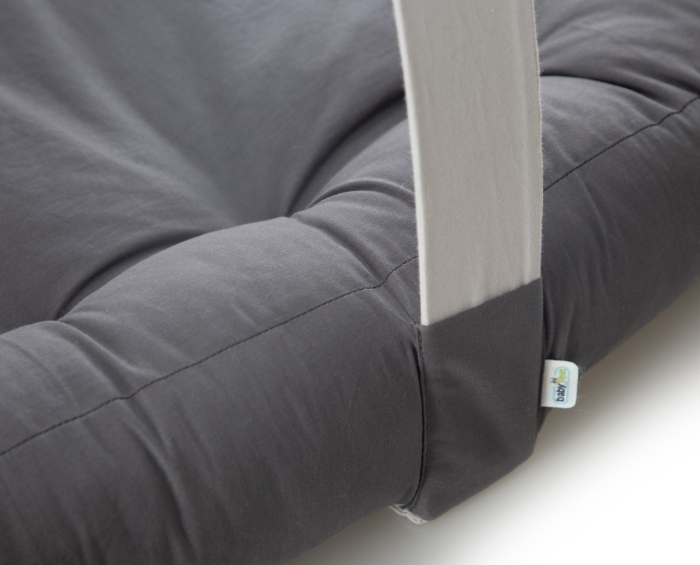Babynest cu bara de jucarii, BabyJem, antracit [3]