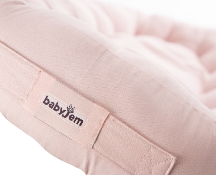 Babynest cu bara de jucarii, BabyJem, somon [6]