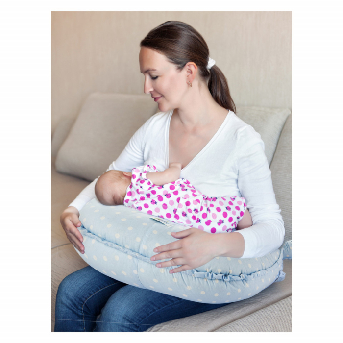 BabyNest/ Saltea reductor 5 in 1 BabyJem Cushion (Culoare: Albastru) [11]