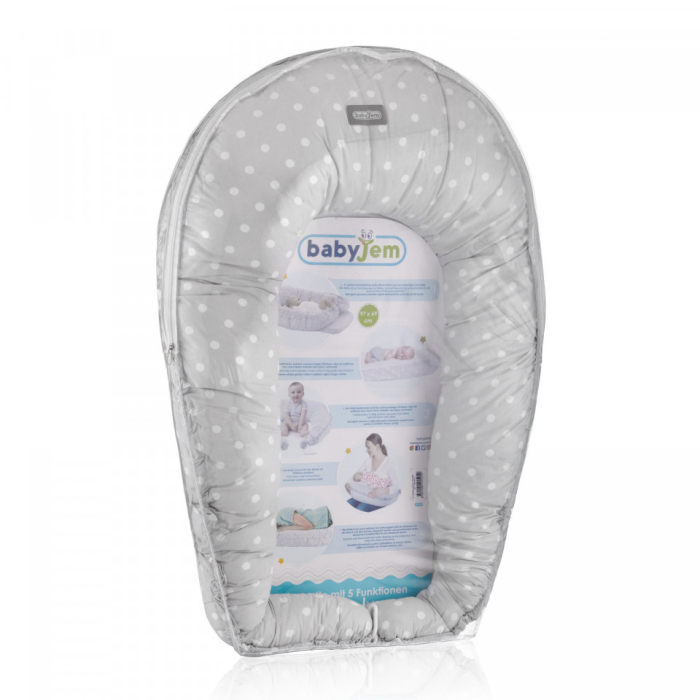 BabyNest/ Saltea reductor 5 in 1 BabyJem Cushion (Culoare: Albastru) [5]