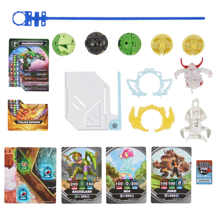 BAKUGAN SET DE LUPTA SPECIAL ATTACK  BRUISER, SPECIAL ATTACK OCTOGAN VENTRI,HAMMERHEAD, BUTTERCLAW [2]