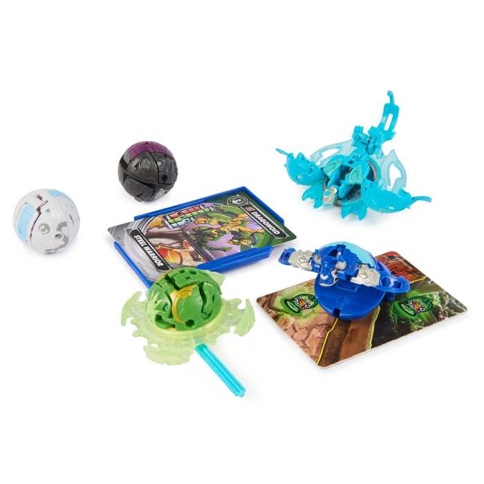 BAKUGAN SET DE LUPTA SPECIAL ATTACK VENTRI, SPECIAL ATTACK DRAGONOID TITANIUM BRUISER, TITANIUM TROX SI SMOKE [6]