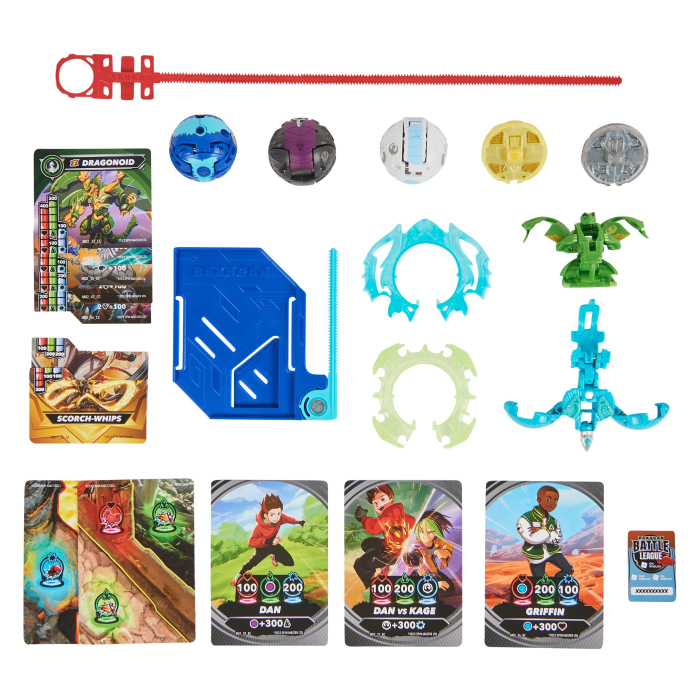 BAKUGAN SET DE LUPTA SPECIAL ATTACK VENTRI, SPECIAL ATTACK DRAGONOID TITANIUM BRUISER, TITANIUM TROX SI SMOKE [3]