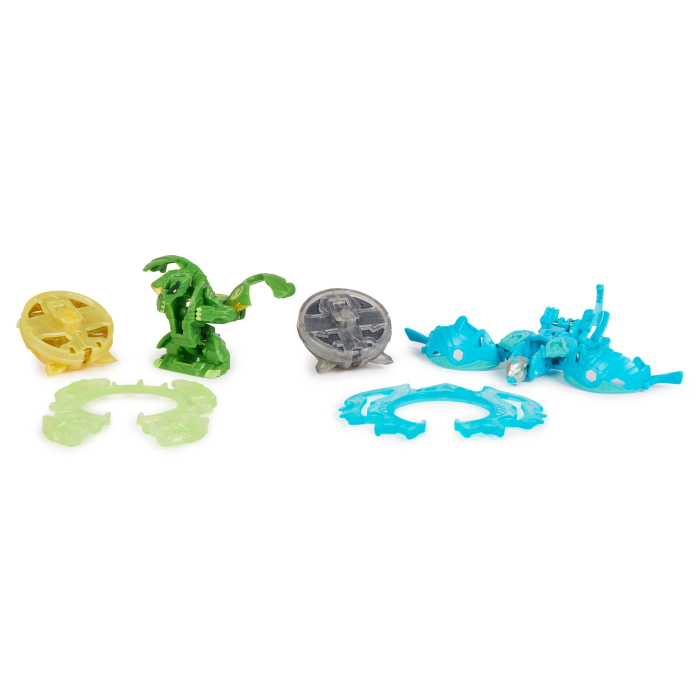 BAKUGAN SET DE LUPTA SPECIAL ATTACK VENTRI, SPECIAL ATTACK DRAGONOID TITANIUM BRUISER, TITANIUM TROX SI SMOKE [9]