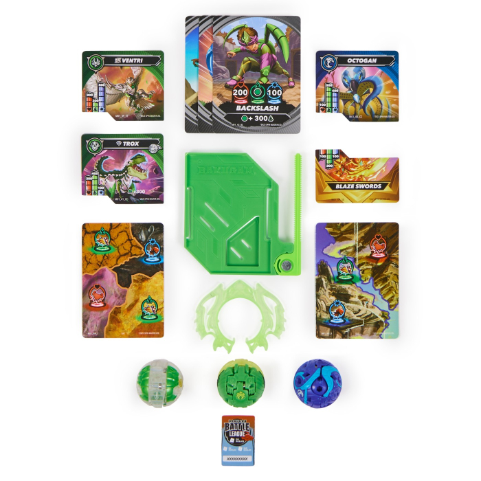 BAKUGAN STARTER PACK VENTRI, OCTOGAN SI TROX [2]