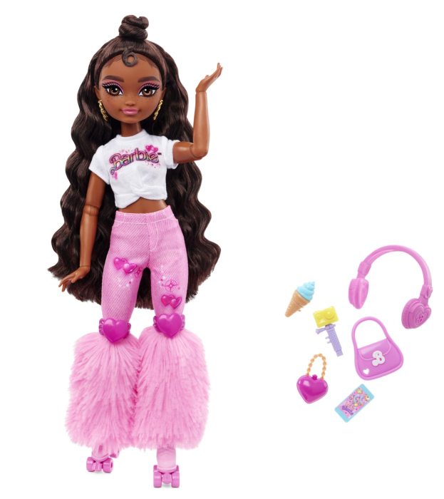 BARBIE DREAM BESTIES PAPUSA BARBIE BROOKLYN PETRECERE PE ROLE [2]