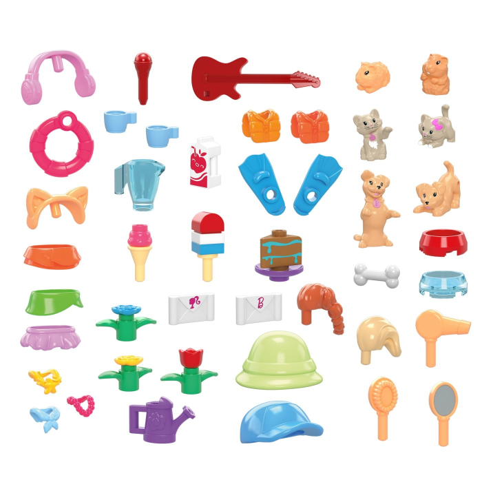 BARBIE MEGA BLOKS SET DE JOACA DREAMHOUSE BARBIE COLOR REVEAL [6]
