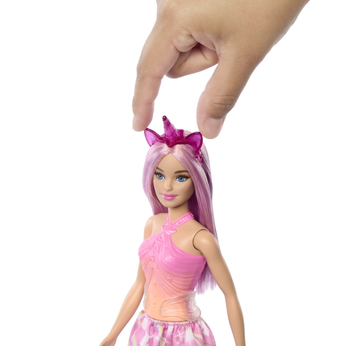 BARBIE PAPUSA BARBIE CU ACCESORII MAGICE DE UNICORN [4]