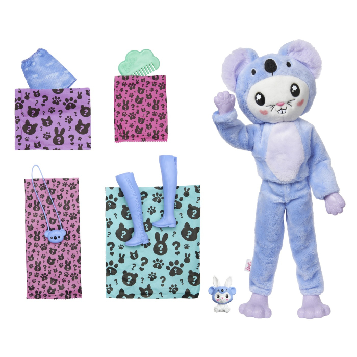 BARBIE PAPUSA BARBIE CUTIE REVEAL IEPURAS URS KOALA [5]