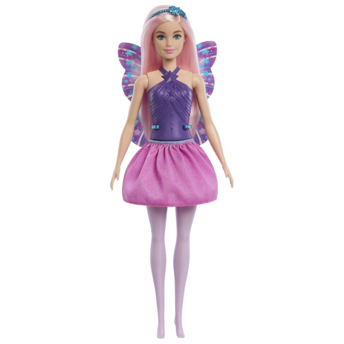 BARBIE PAPUSA BARBIE ZANA CU PAR ROZ SI TINUTA IN 2 CULORI [6]
