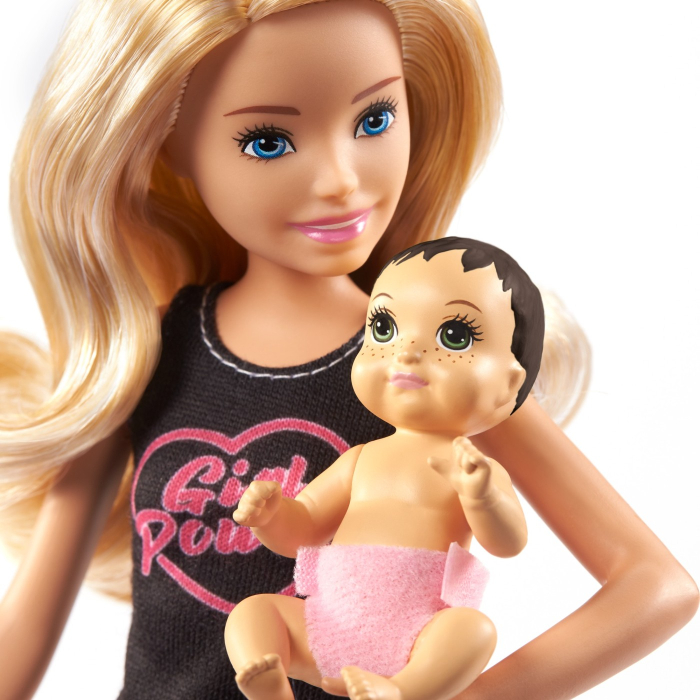 BARBIE PAPUSA SKIPPER FIRST JOBS BABYSITTER PAPUSA BLONDA [5]