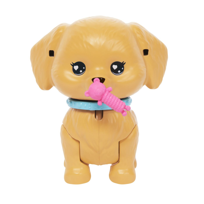 BARBIE PETS SET PAPUSA BARBIE CU PATINE CU ROTILE CATEL SI ACCESORII [12]