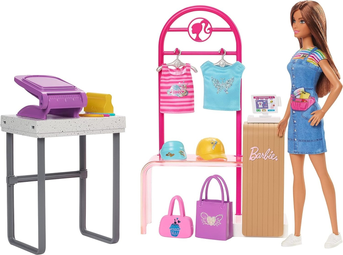 BARBIE SET BARBIE MAGAZINUL DE IMPRIMAT [2]