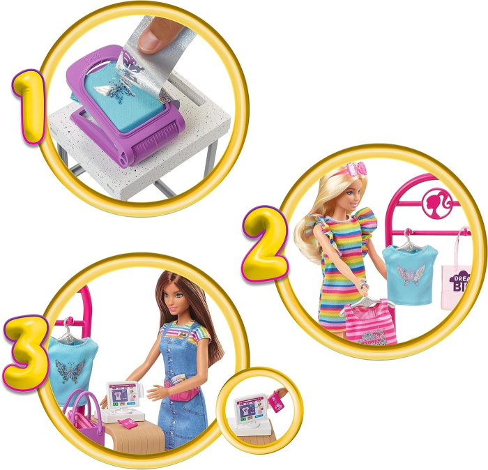 BARBIE SET BARBIE MAGAZINUL DE IMPRIMAT [5]