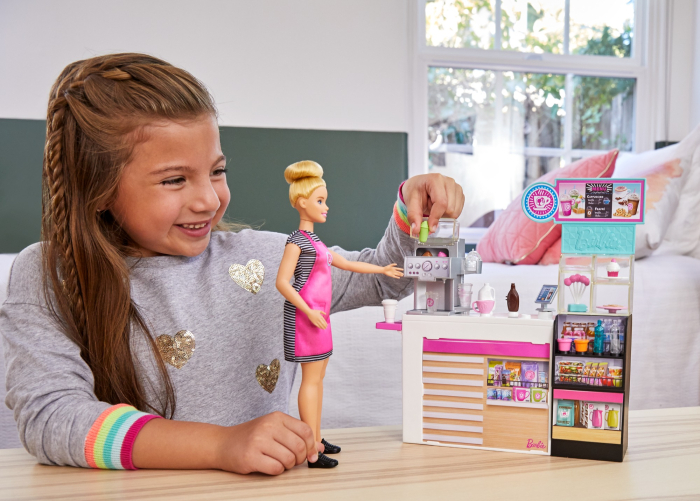 BARBIE  SET CAFENEA CU 20 DE ACCESORII [3]