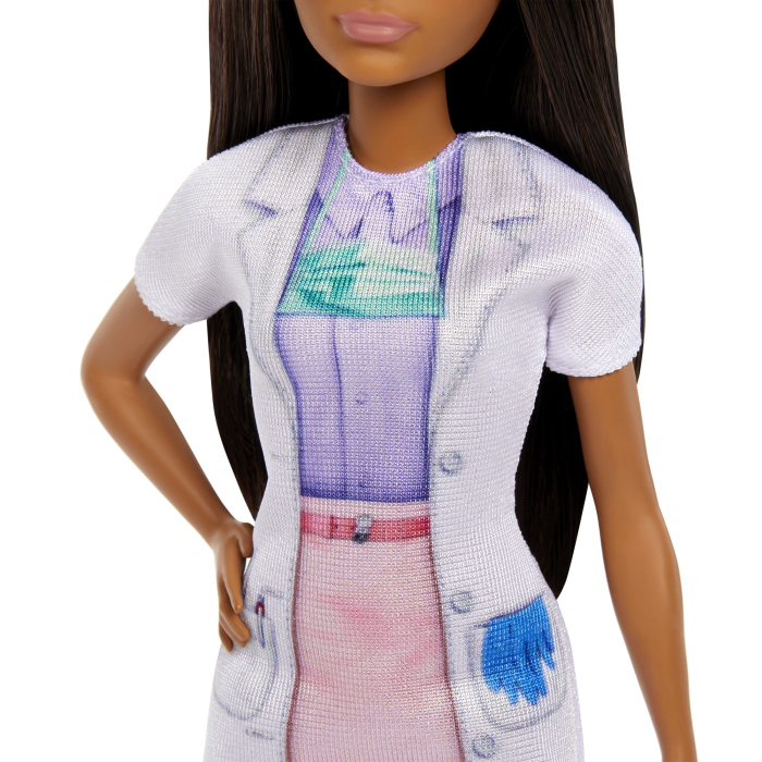BARBIE SET DE JOACA PAPUSA BARBIE BRUNETA FACE CARIERA STOMATOLOG [5]