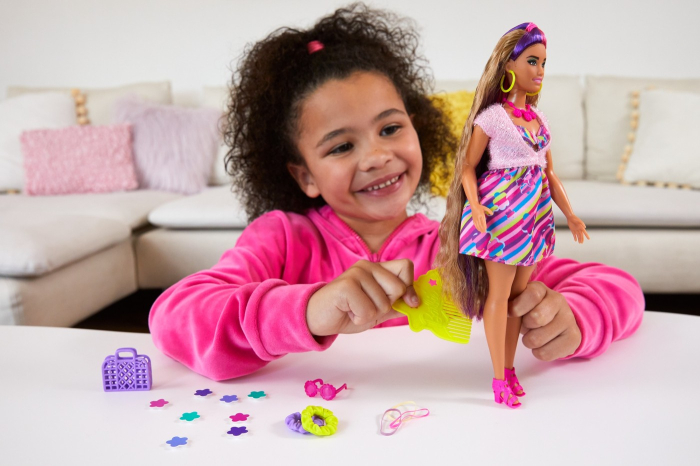 BARBIE TOTALLY HAIR PAPUSA BARBIE SATENA [3]
