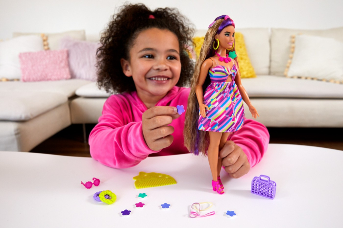 BARBIE TOTALLY HAIR PAPUSA BARBIE SATENA [4]
