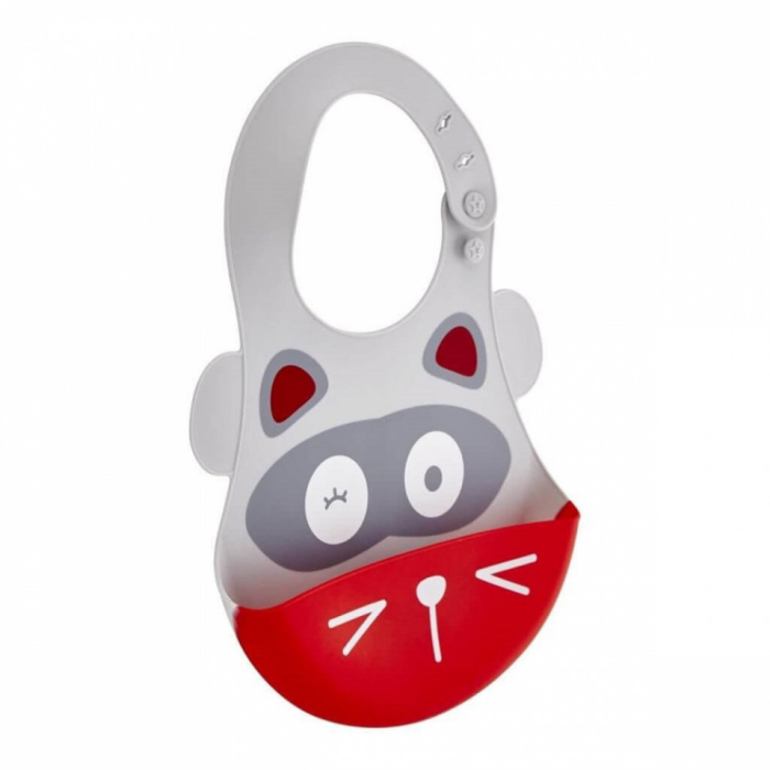 Baveta BabyJem din silicon Soft Baby Bib (Culoare: Galben) [3]
