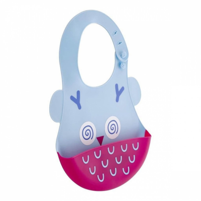 Baveta BabyJem din silicon Soft Baby Bib (Culoare: Galben) [2]