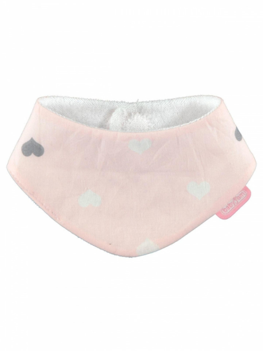 Baveta cu doua fete tip esarfa BabyJem Scarf (Culoare: Roz) [3]